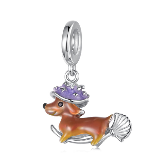 Halloween Magic Dachshund Pendant Charm