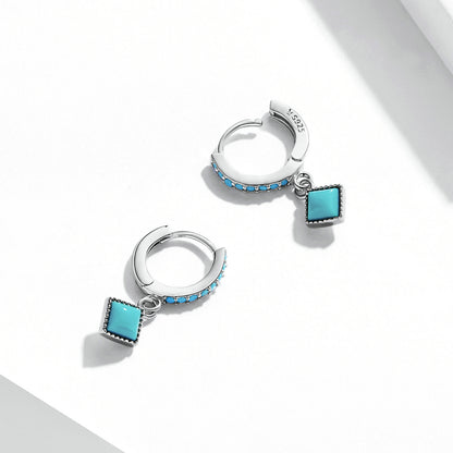 Stone Clip Earrings