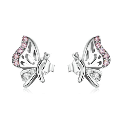 Delicate Butterfly Stud Earrings