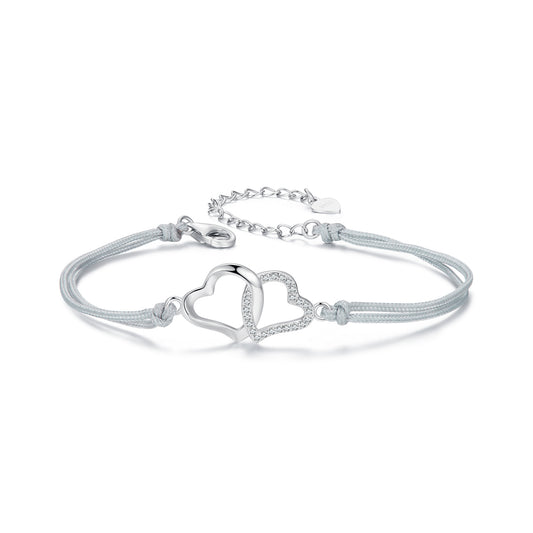 Interlocking Hearts Bracelet