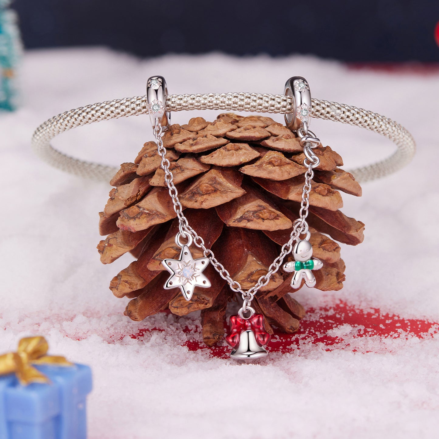 Christmas Safety Chain Charm
