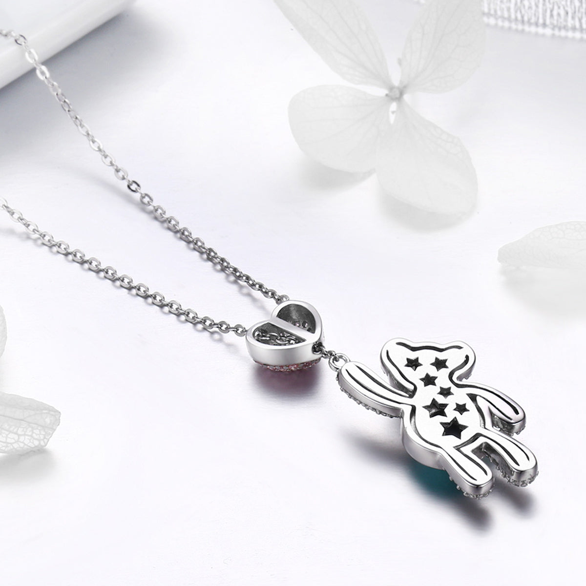 Sweet Bear Sterling Silver Necklace