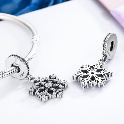 Christmas Theme Snowflakes Charm