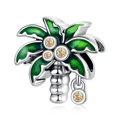 Summer Coconut Tree Charm