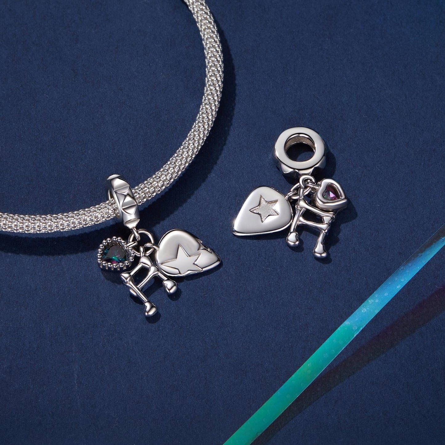 Rock Music Pendant Charm