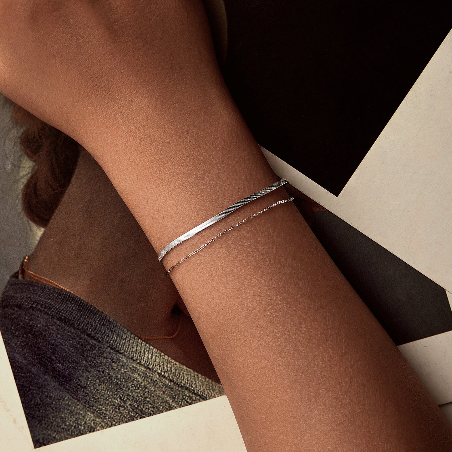 Delicate Double-Layer Bracelet
