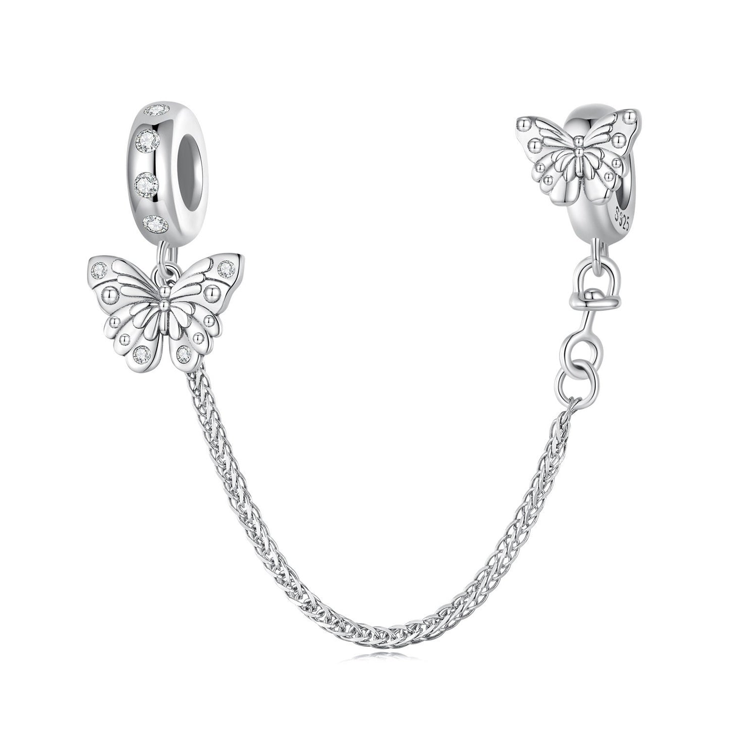 Butterfly Safety Chain Charm