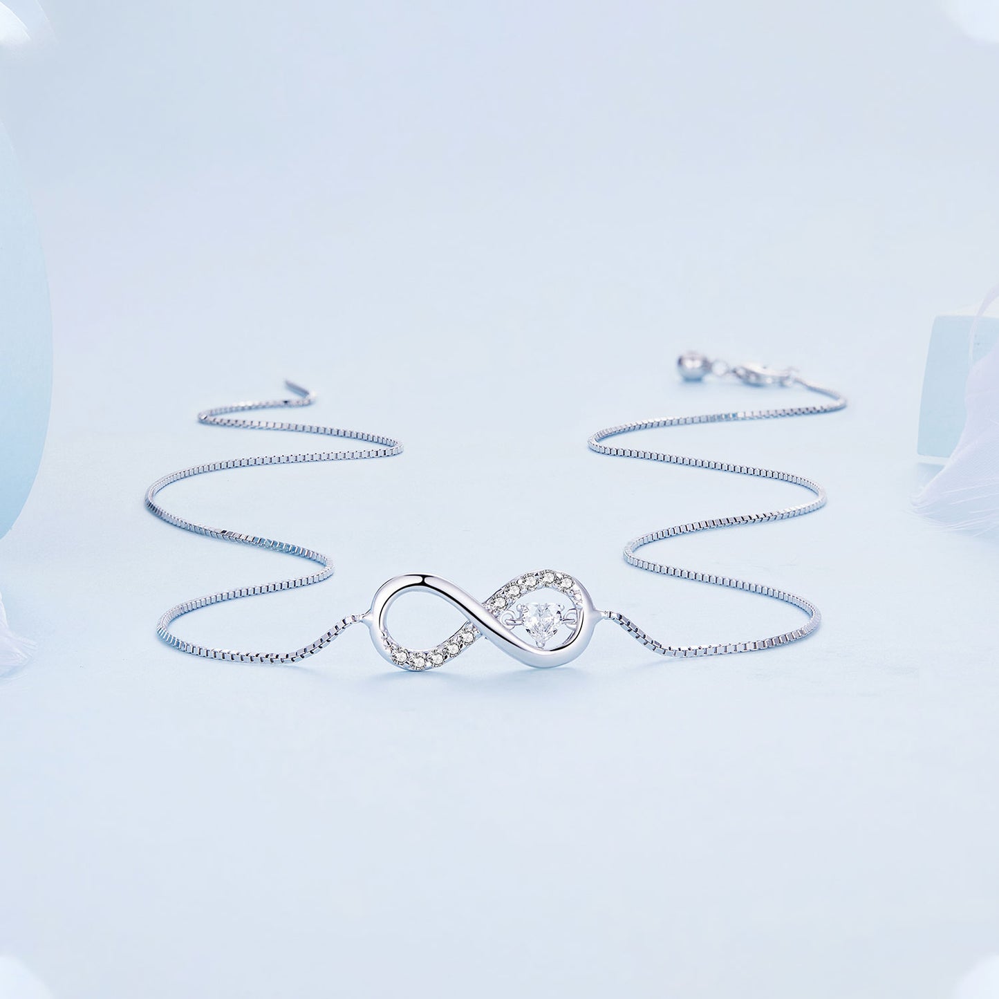Infinite Heart Pendant Necklace