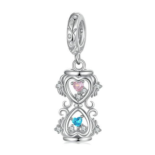 Spring Hourglass Pendant Charm