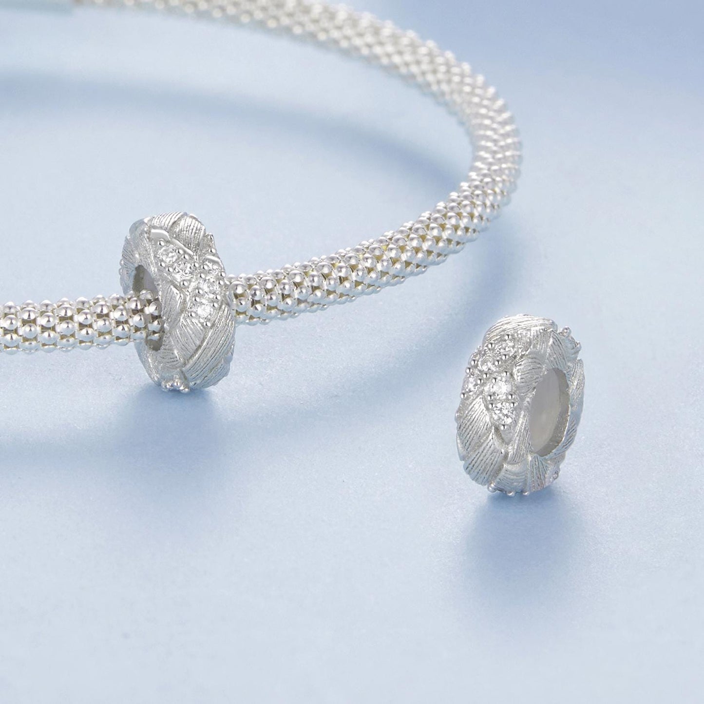 Weaved Stopper Beads Charm