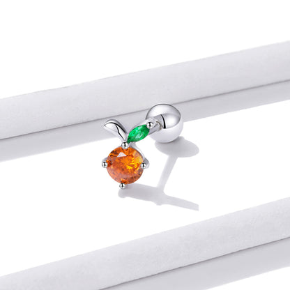 Summer Orange Drop Earrings