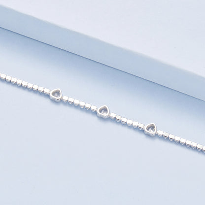 Glittering Heart Bracelet