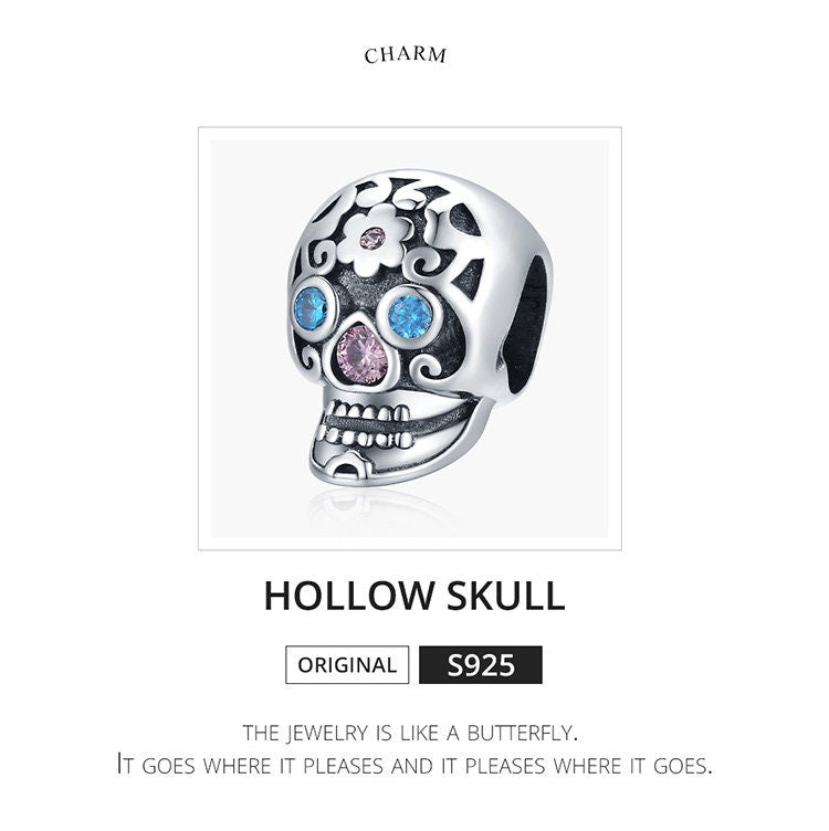 Hollow Skull Charm