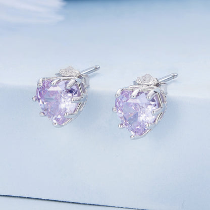 June Birthstone Stud Earrings