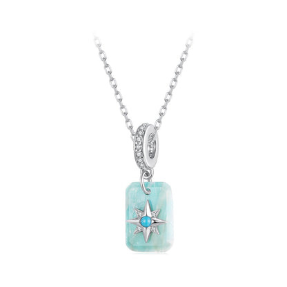 Starry Amazonite Pendant Charm