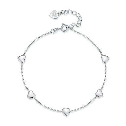 Heart Charm Bracelet