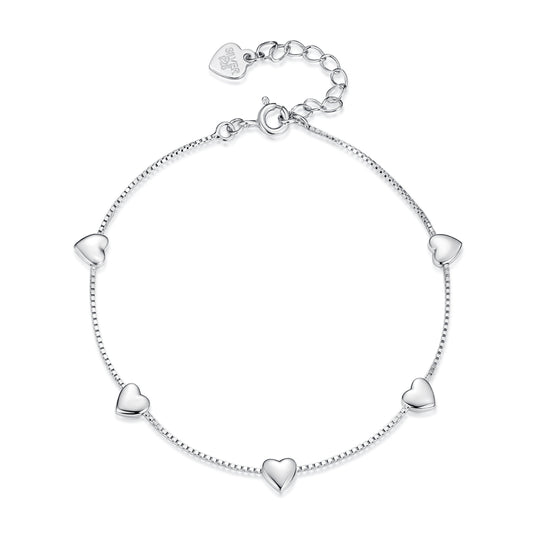 Heart Charm Bracelet
