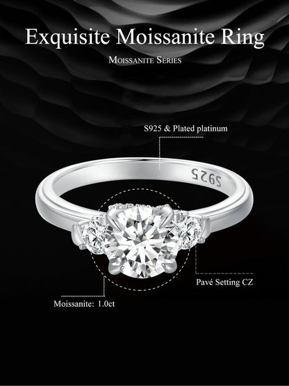 Exquisite Moissanite Ring