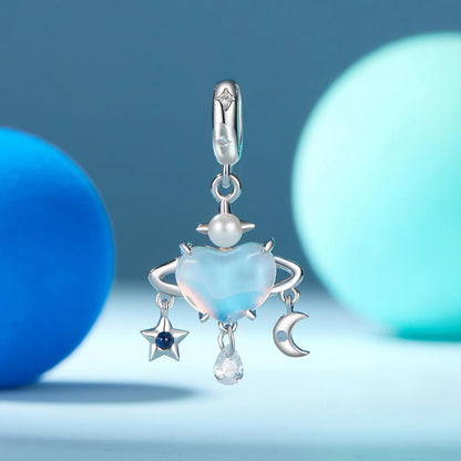 Blue Planet Pendant Charm