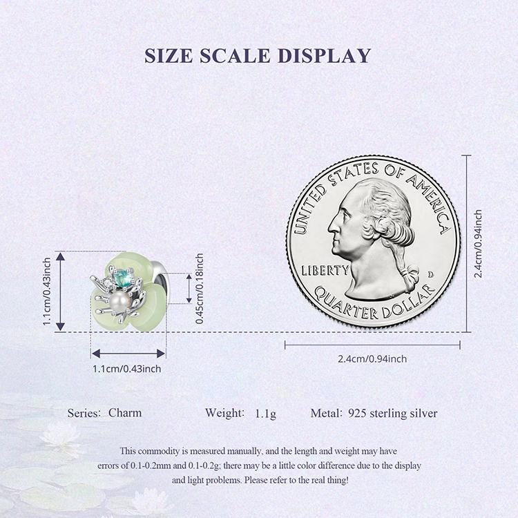 Monet Impression Silicone Beads Charm
