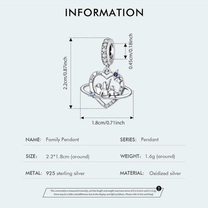 Family Pendant Charm