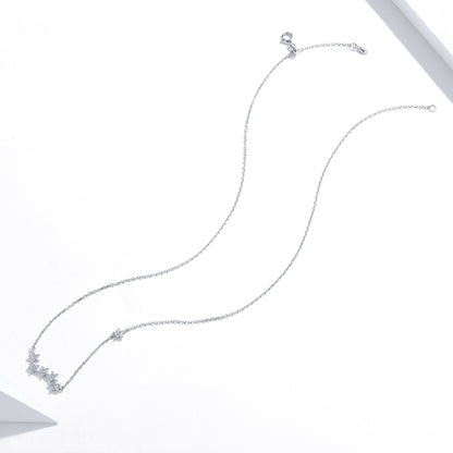 Dazzling Star Cluster Necklace