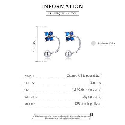 Four-Petal Earrings