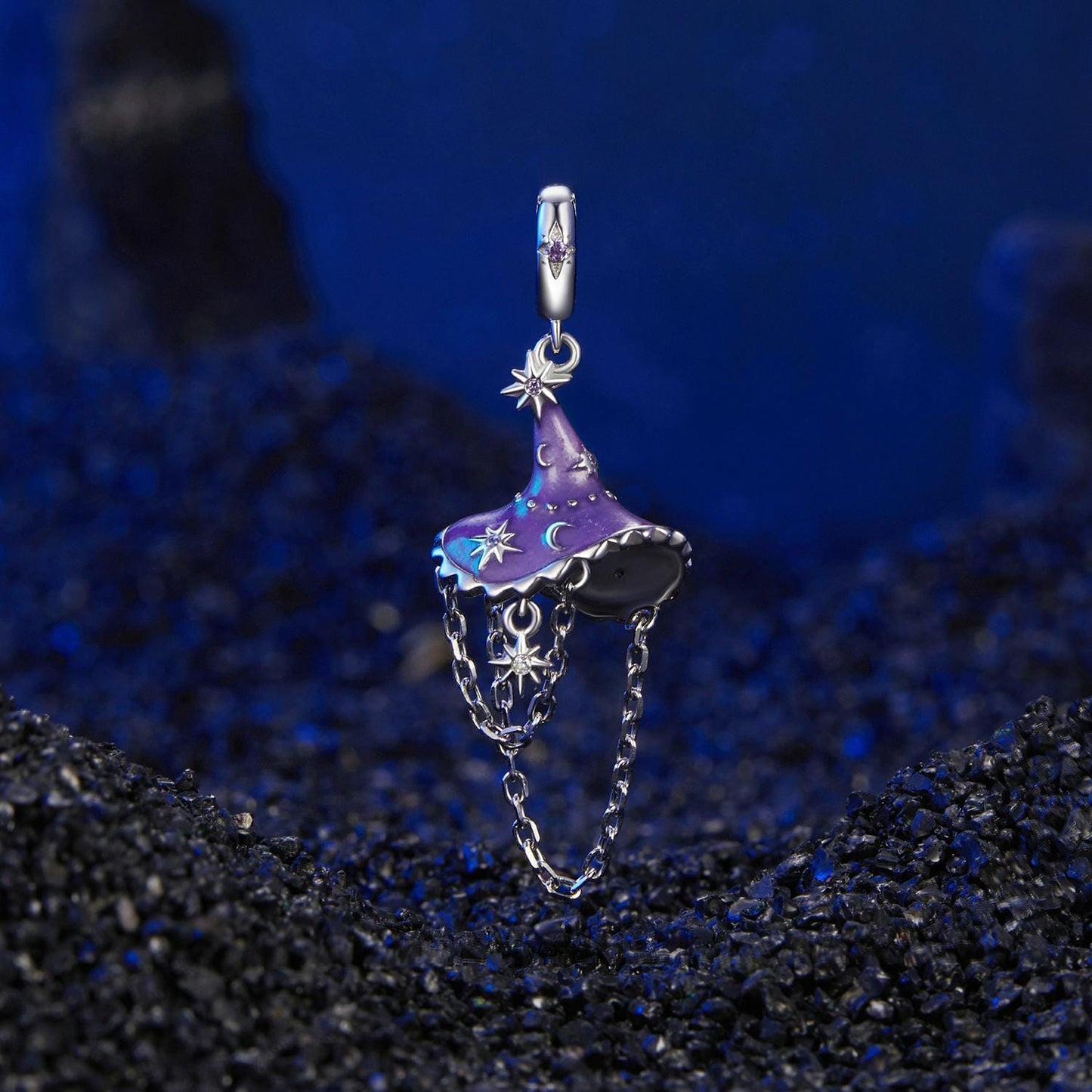 Luminous Witch Hat Pendant Charm