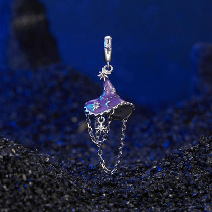 Luminous Witch Hat Pendant Charm