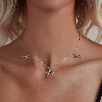 Bowknot Pendant Necklace