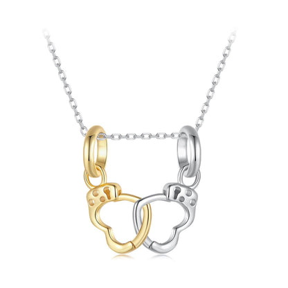 Heart Handcuff Pendant Charm