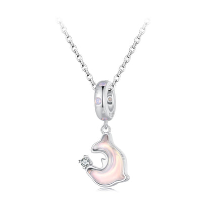 Pink Dolphin Pendant Charm