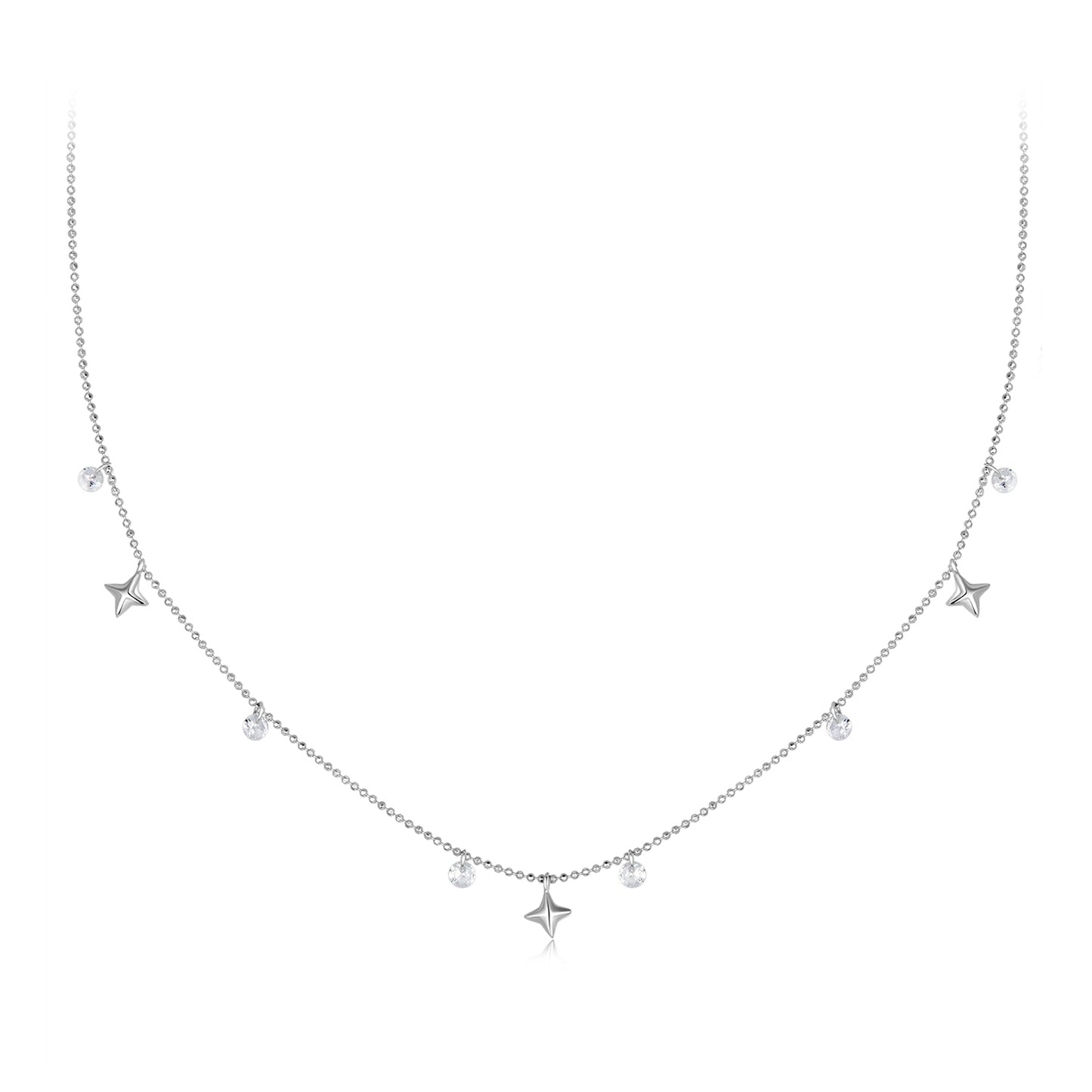 Starry Sky Fringe Necklace