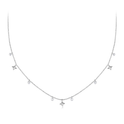 Starry Sky Fringe Necklace