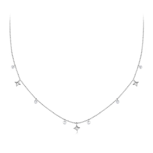 Starry Sky Fringe Necklace