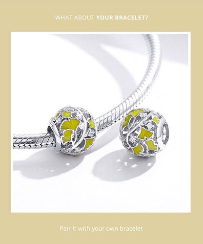 Ginkgo Leaves Charm