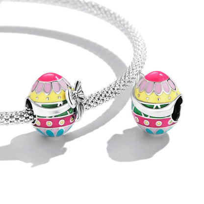 Easter Egg with Bow Pendant Chram