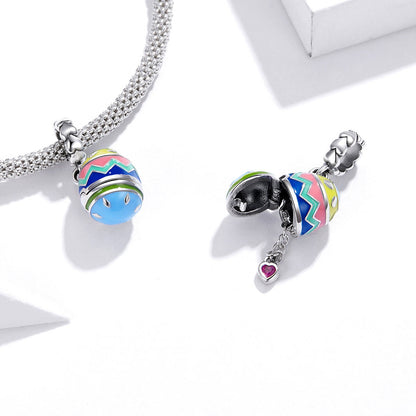Easter Bracelet Charm Lucky Egg Charm