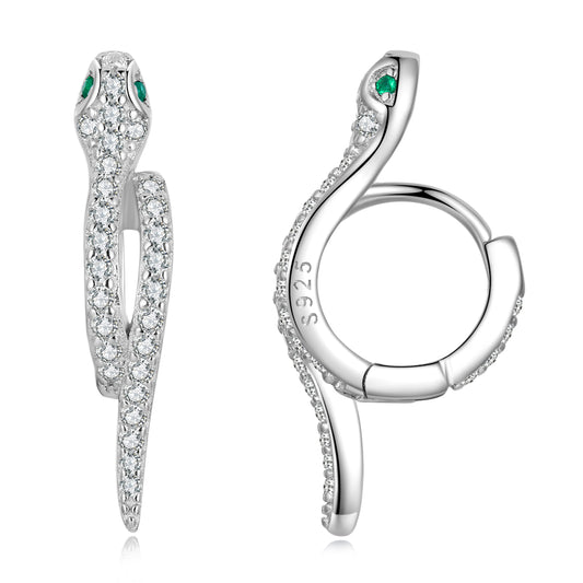 Snake Clip Earrings