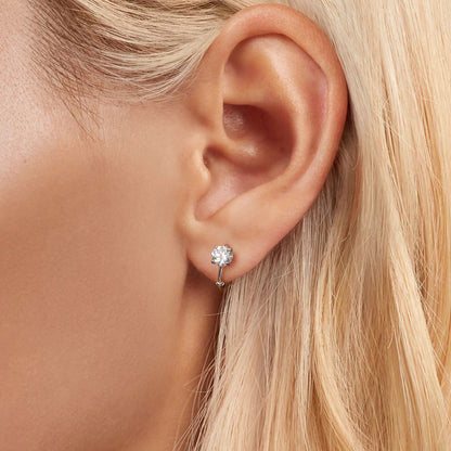 Sparkling Moissanite Ear Climbers