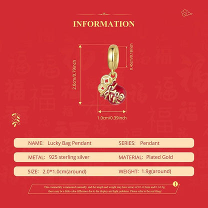 Lucky Bag Pendant Charm