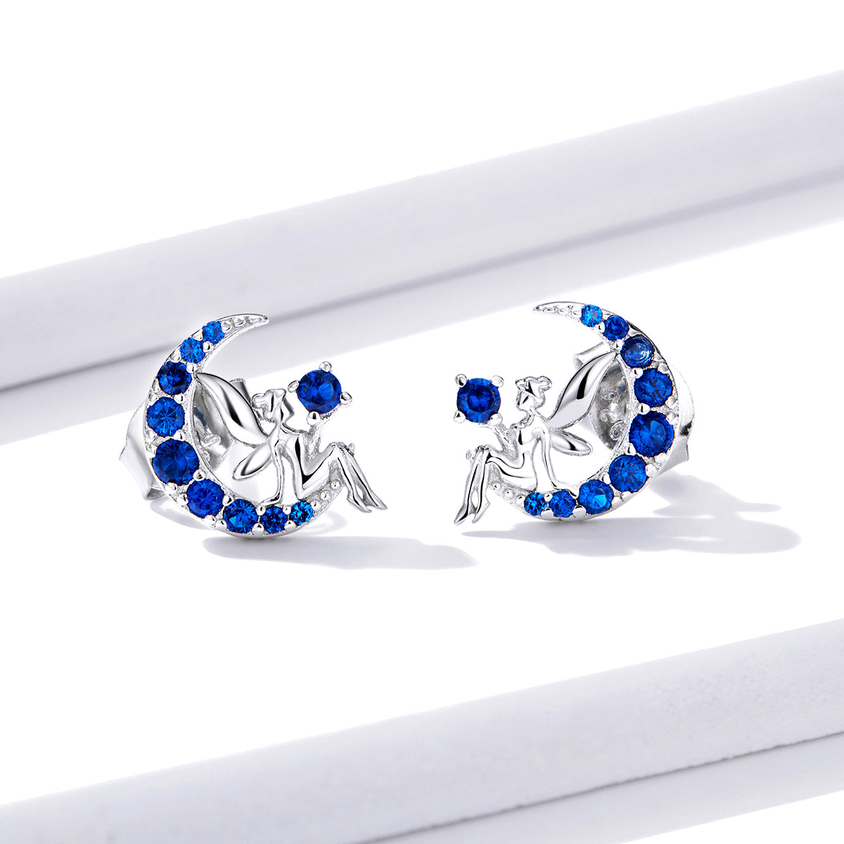 Moon Fairy Hoop Earrings