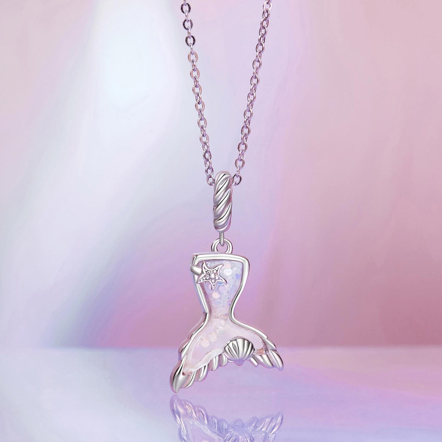 Dreamy Mermaid Tail Pendant Charm