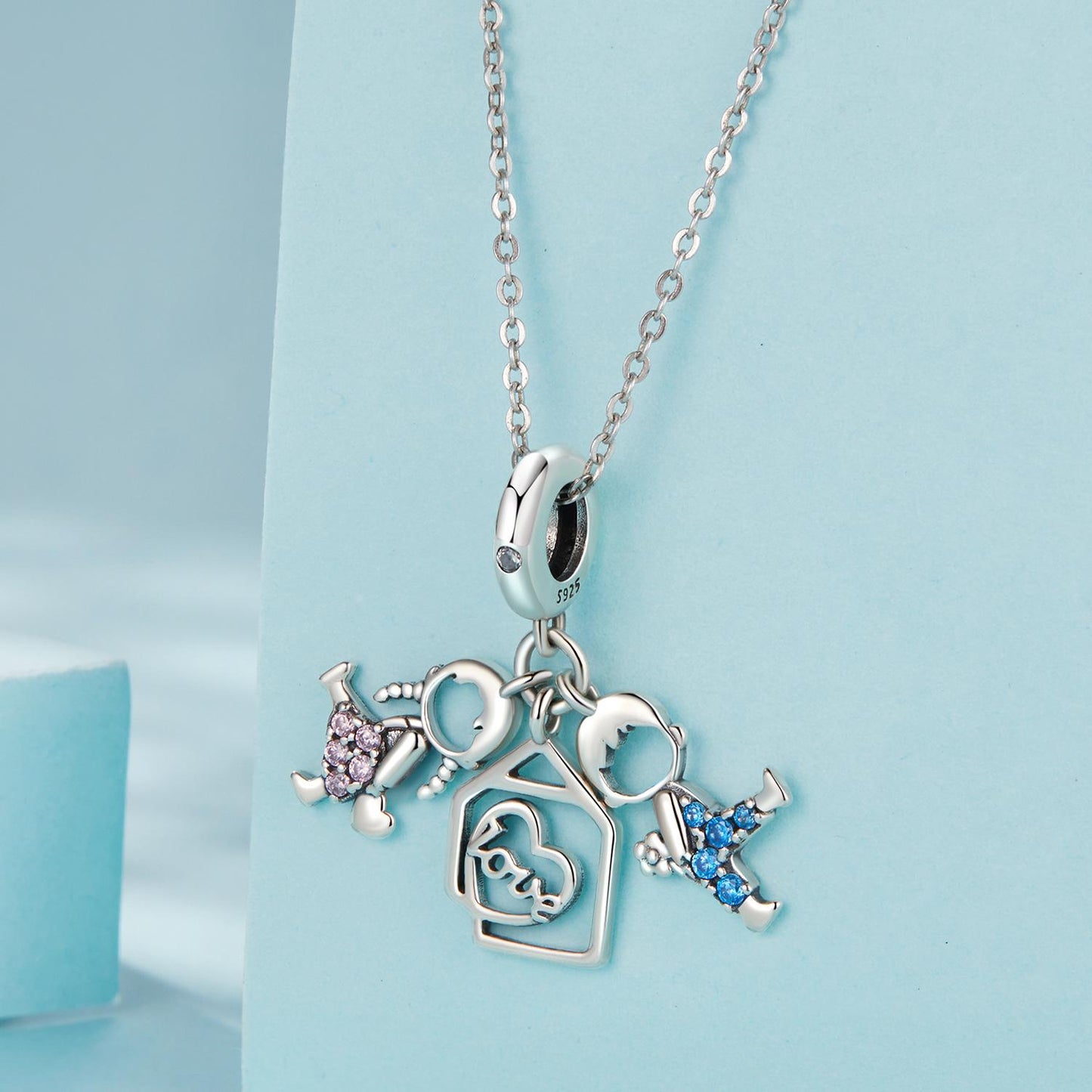 Boy & Girl Pendant Charm