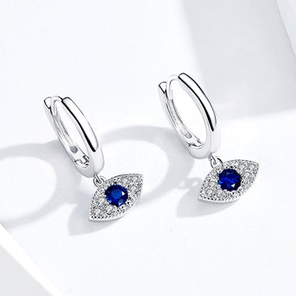 Evil Eye Hoop Earrings