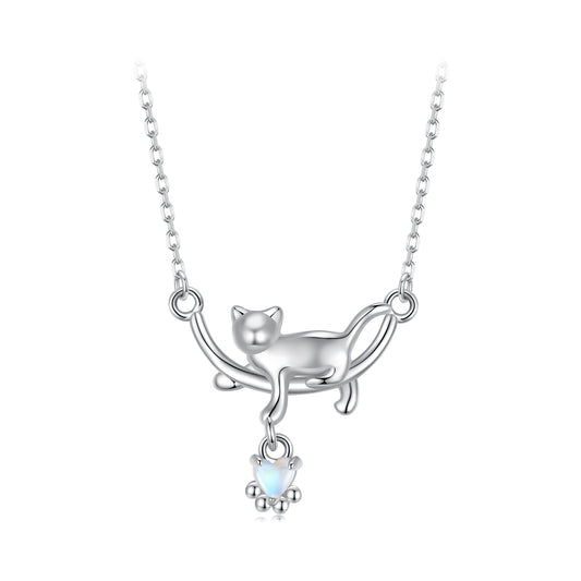 Feline Silhouette Necklace
