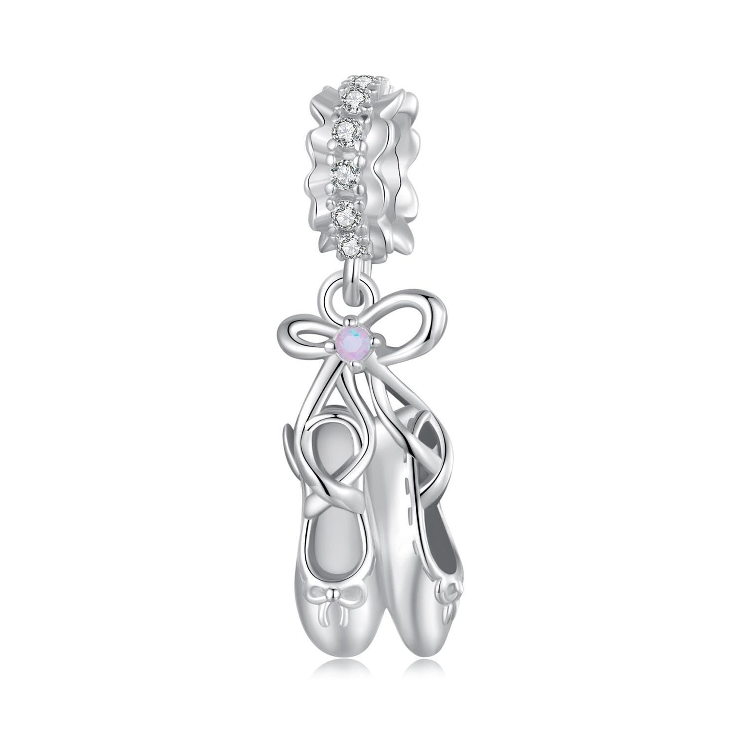 Ballet Shoe Pendant Charm