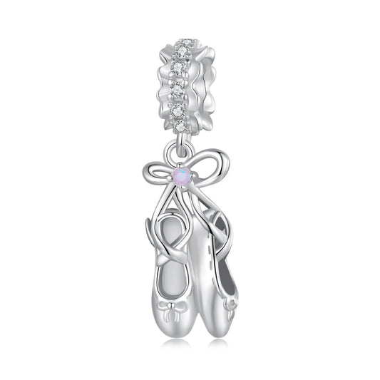 Ballet Shoe Pendant Charm