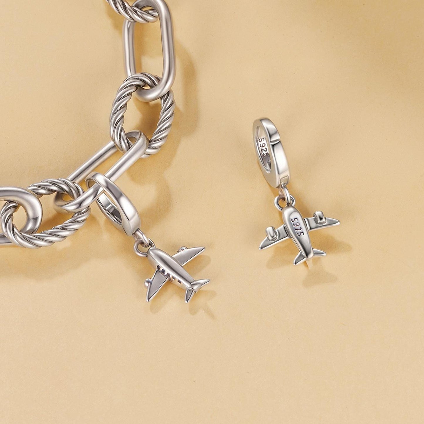 Airplane Pendant Charm
