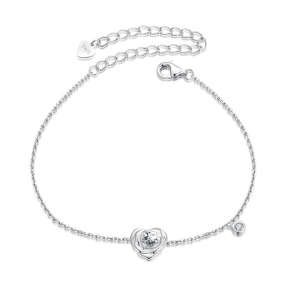 Rose Blossom Heart Bracelet